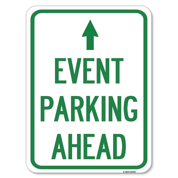 Parking Sign & Post Kit Heavy-Gauge Aluminum Rust Proof Parking Sign, 18" x 24", A-1824-23366